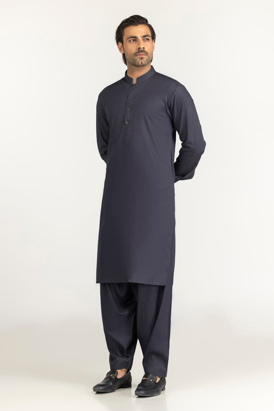 Vision Menric Unstitched Fabric Blended