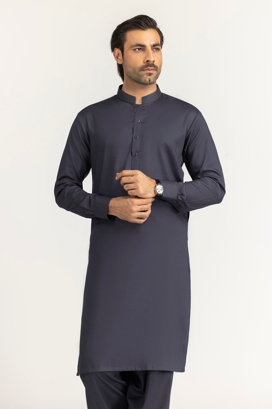 Vision Menric Unstitched Fabric Blended
