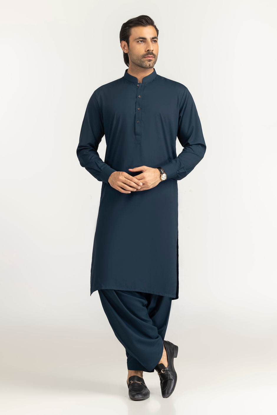 Vision Menric Unstitched Fabric Blended