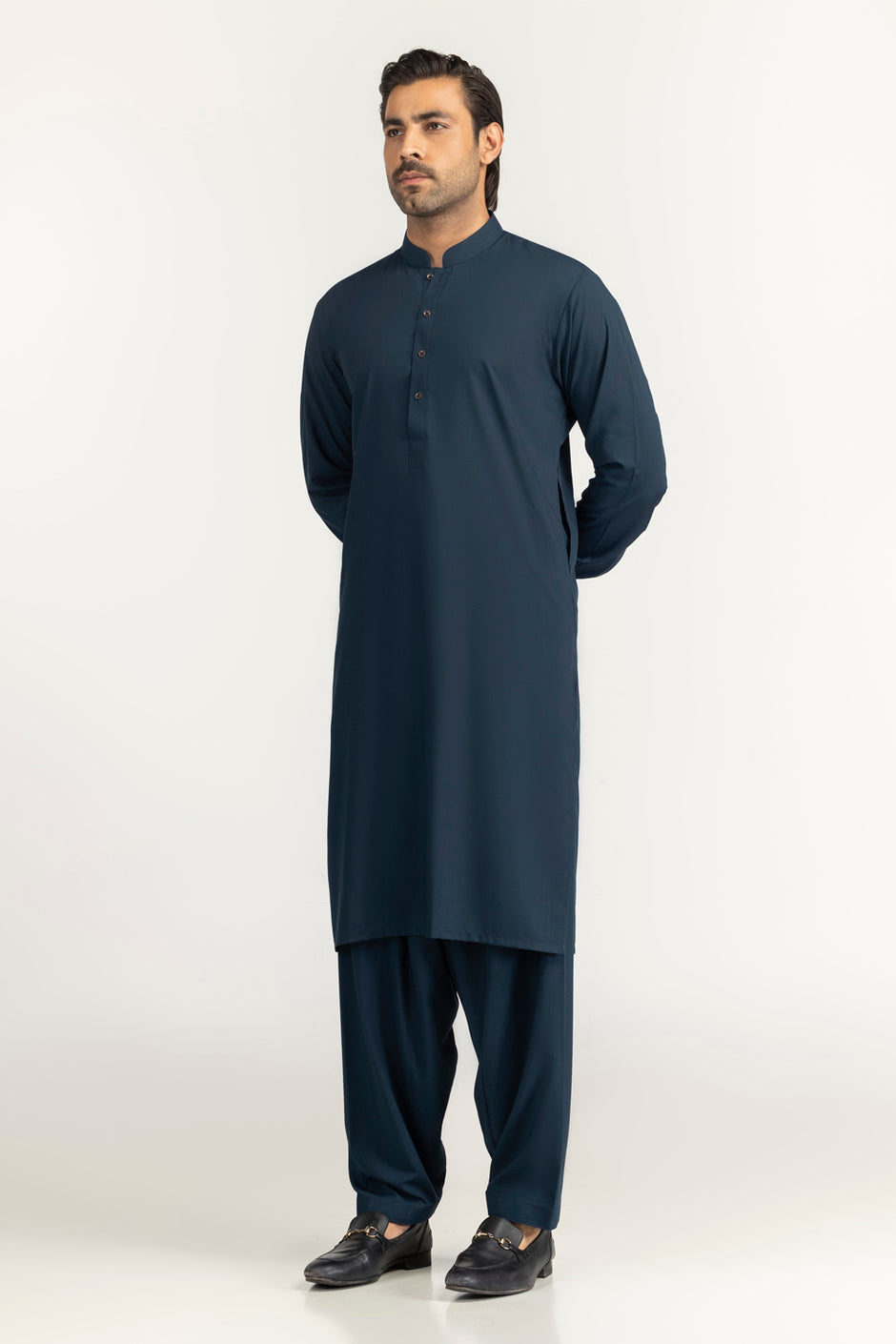 Vision Menric Unstitched Fabric Blended