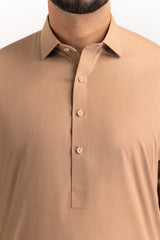 Vision Red Wood Unstitched Fabric Blended