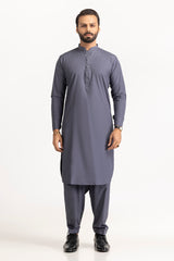 Vision Red Wood Unstitched Fabric Blended