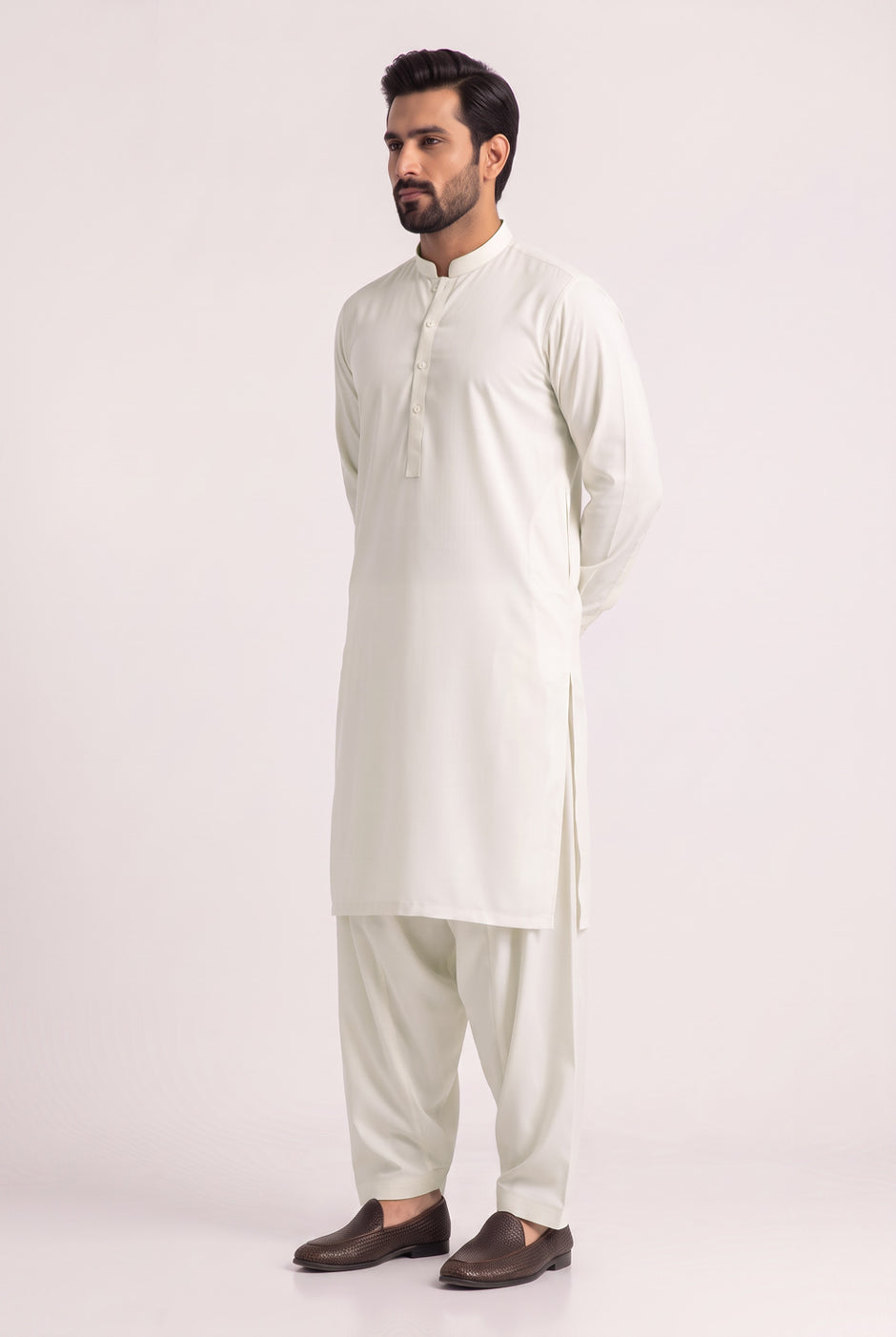 Vision Silvra Unstitched Fabric Blended