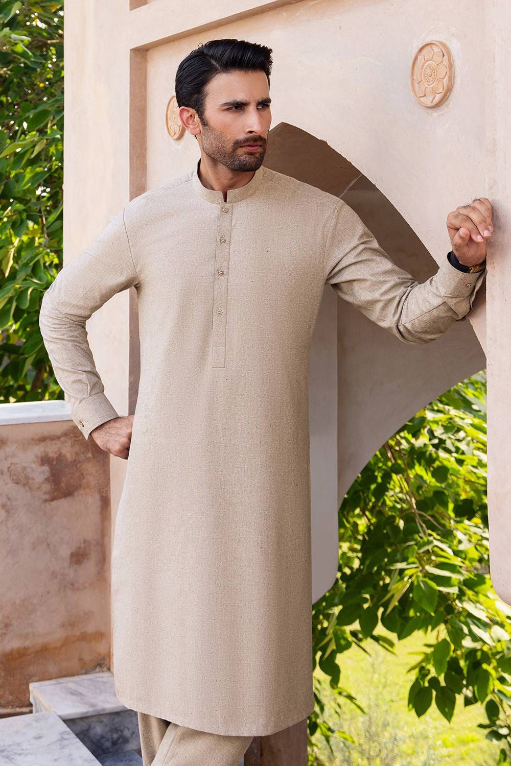 Vision Figo Unstitched Fabric Blended