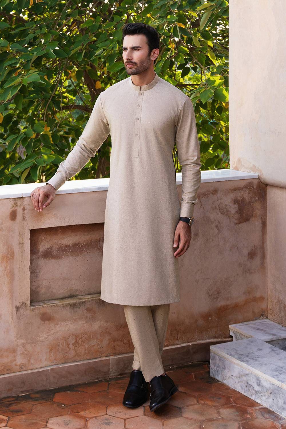 Vision Figo Unstitched Fabric Blended