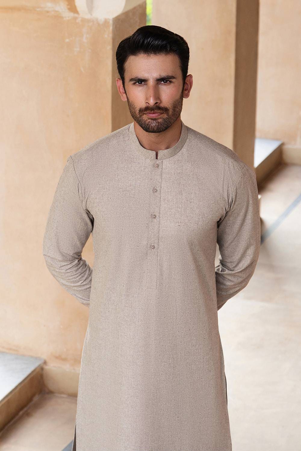 Vision Figo Unstitched Fabric Blended