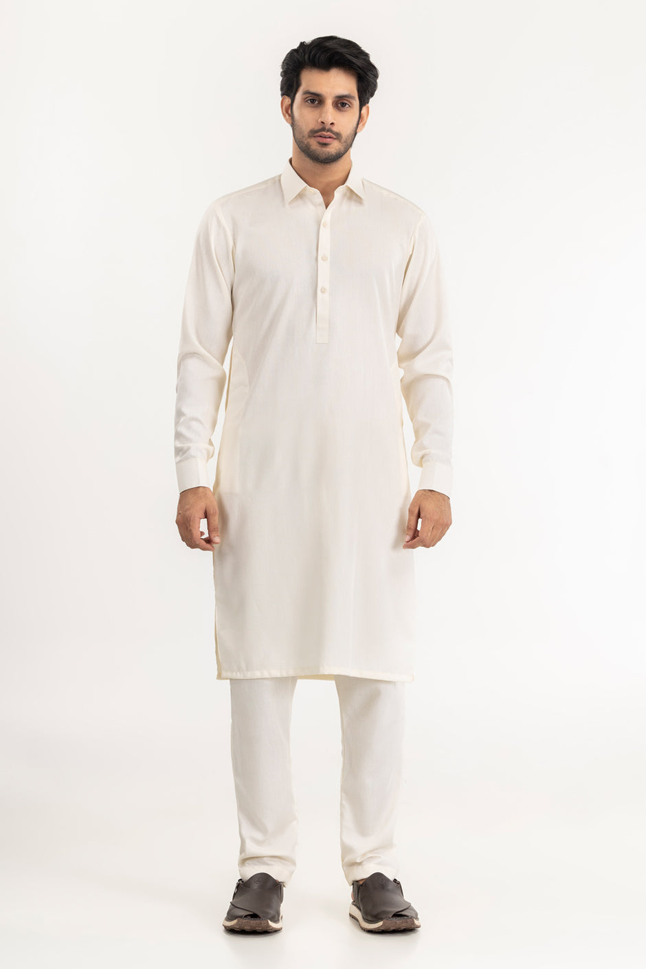 Vision Zarvek Unstitched Fabric Blended