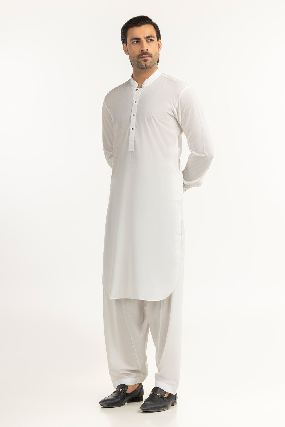 Vision Menric Unstitched Fabric Blended