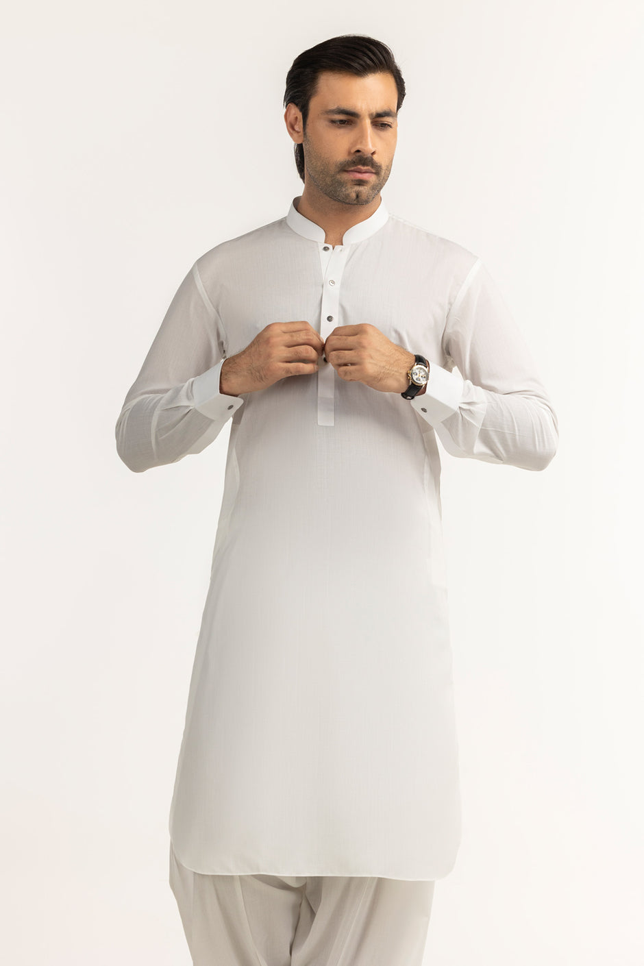Vision Menric Unstitched Fabric Blended