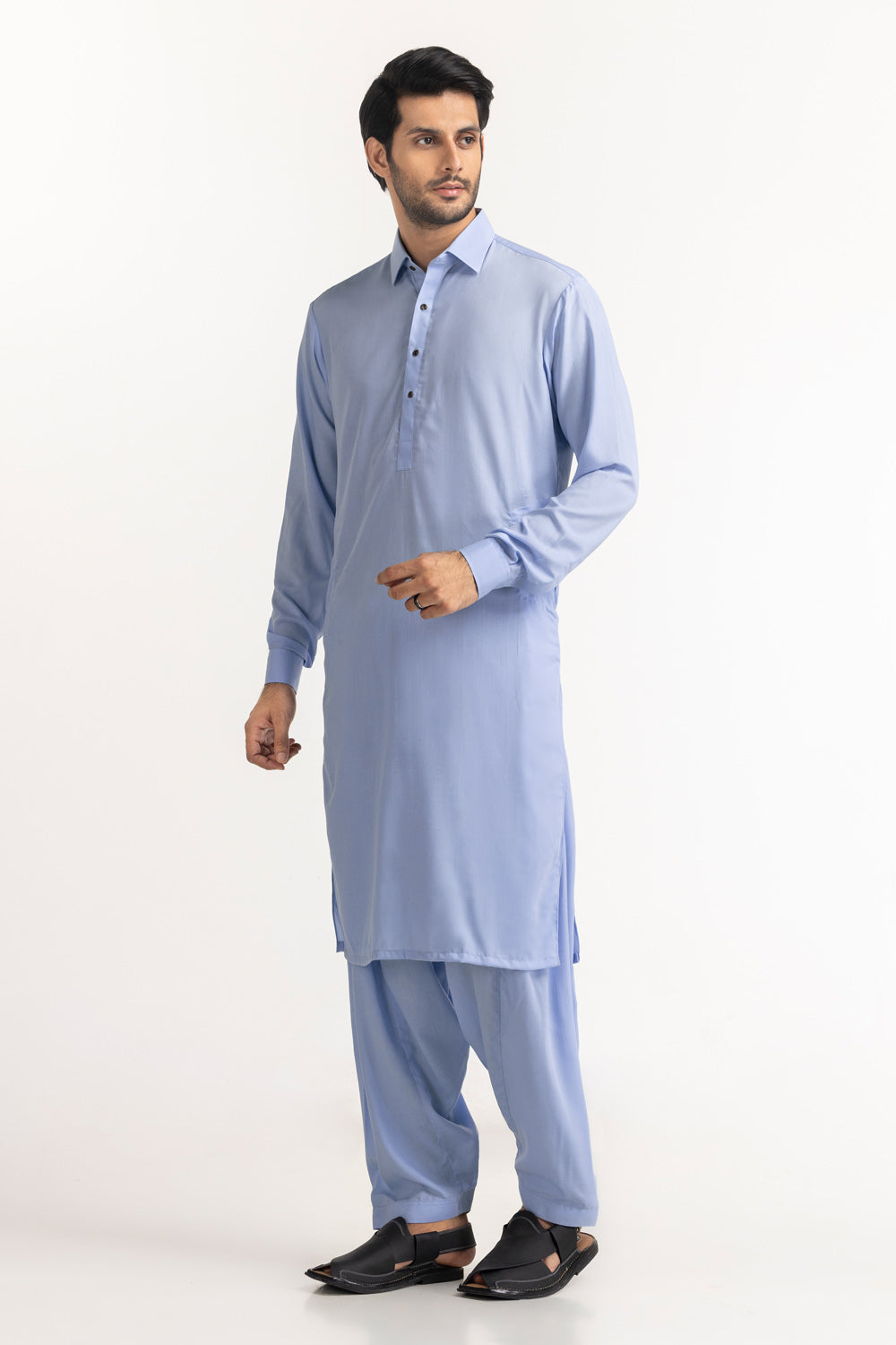 Vision Zarvek Unstitched Fabric Blended
