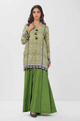1 Piece Unstitched Printed Linen Shirt VS-42003