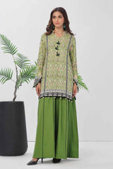 1 Piece Unstitched Printed Linen Shirt VS-42003