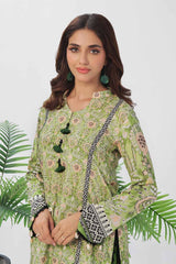 1 Piece Unstitched Printed Linen Shirt VS-42003