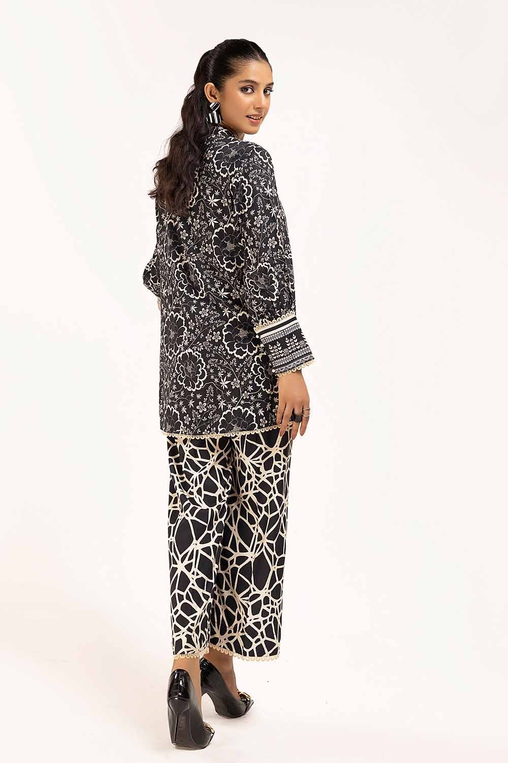 2 Piece Unstitched Printed Linen Suit VT-42005