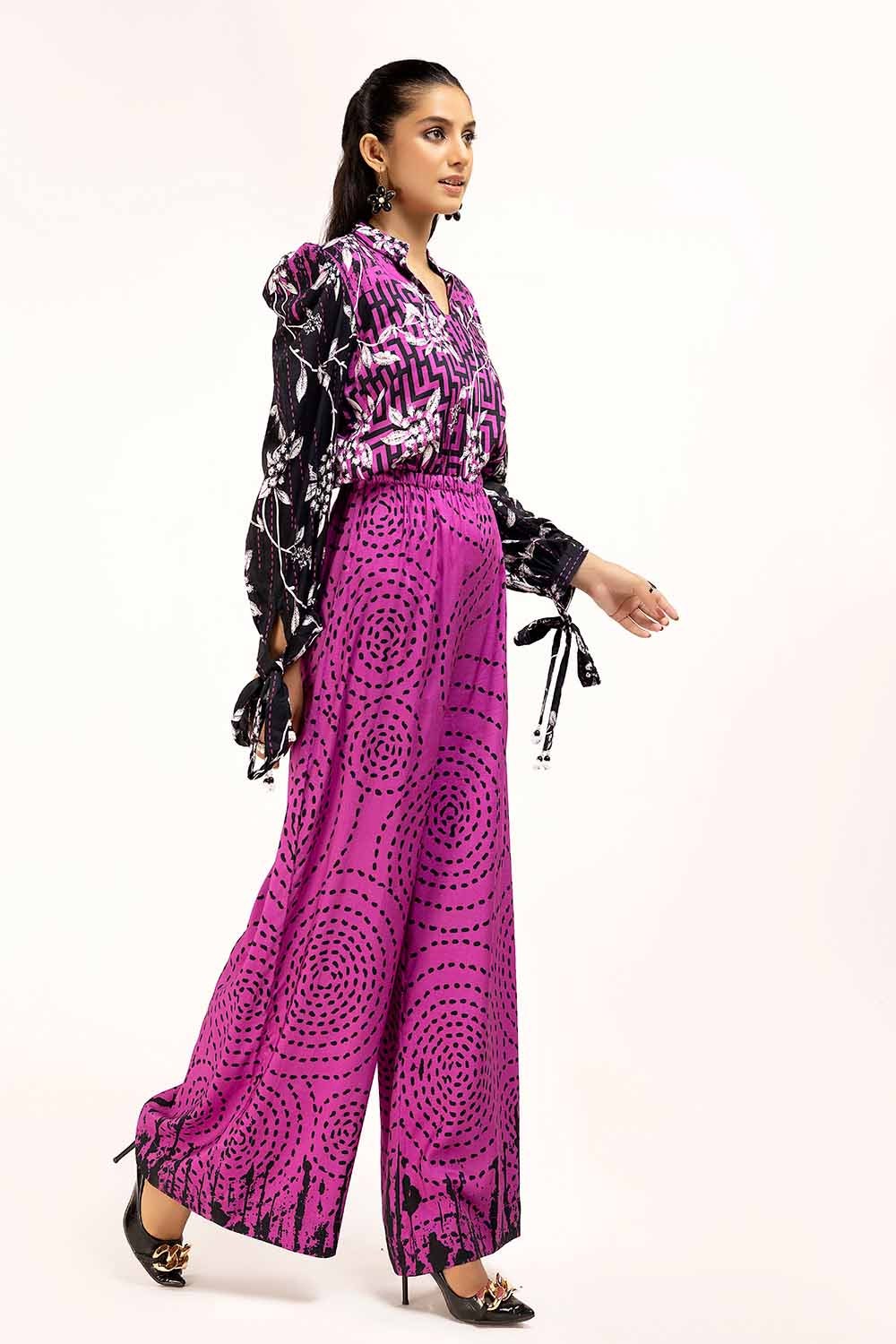 2 Piece Unstitched Printed Linen Suit VT-42006