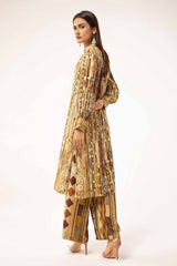 2 Piece Unstitched Printed Linen Suit VT-42007