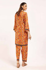 2 Piece Unstitched Printed Linen Suit VT-42010