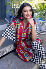 2 Piece Printed Lawn Unstitched Suit  TL-32066