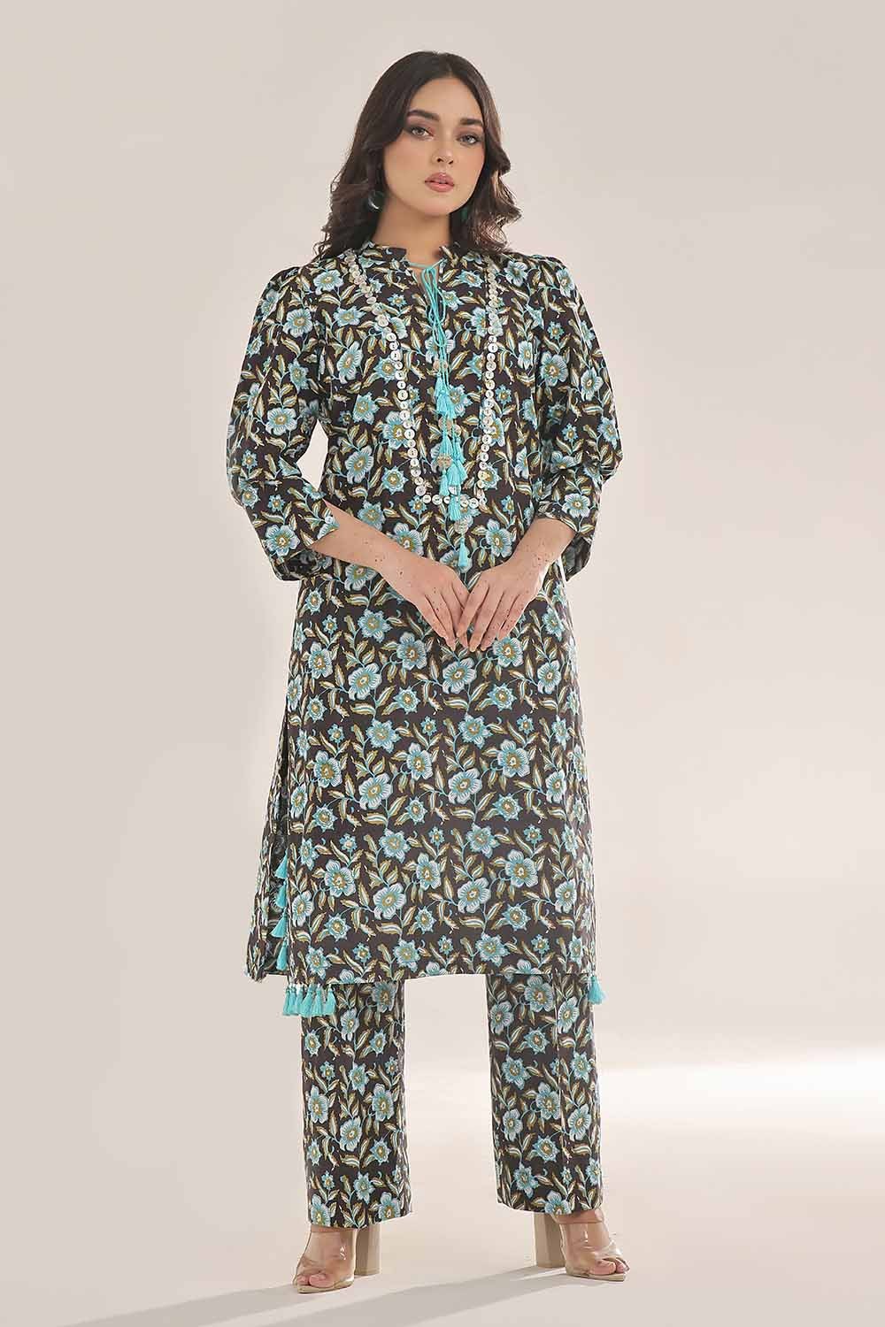 Unstitched Printed Lawn Shirt