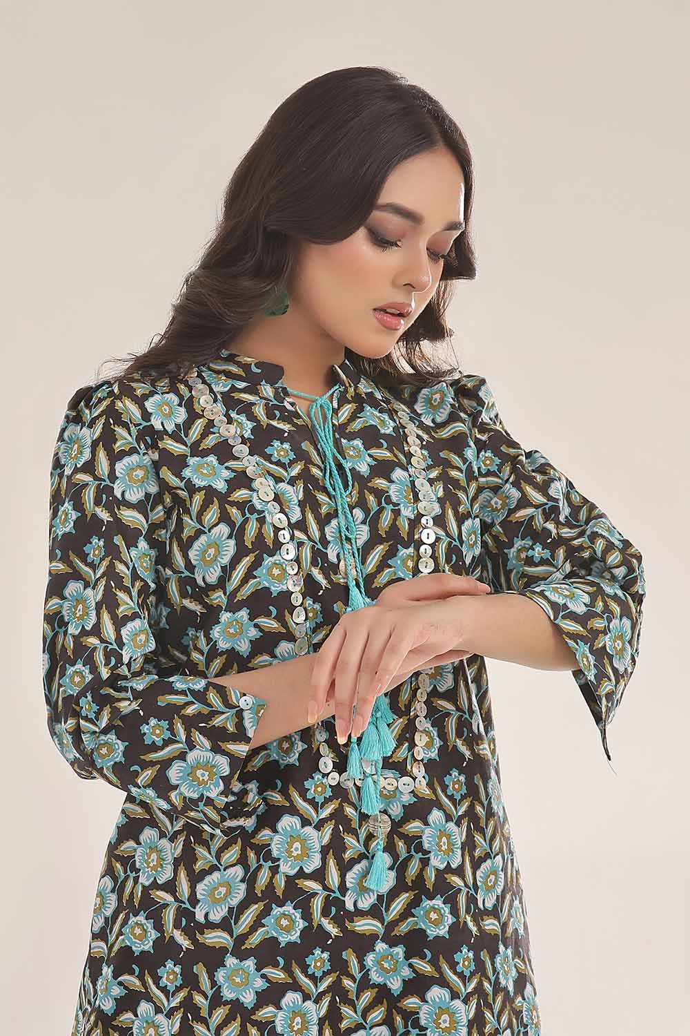 Unstitched Printed Lawn Shirt SL-42033 B