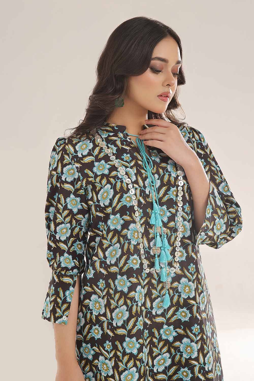 Unstitched Printed Lawn Shirt SL-42033 B