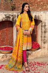 2 Piece Unstitched Lawn Printed Suit TL-334 B