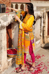 2 Piece Unstitched Lawn Printed Suit TL-334 B