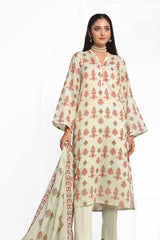 3 Piece Unstitched Printed Lawn Suit CLP-42008