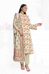 3 Piece Unstitched Printed Lawn Suit CLP-42008