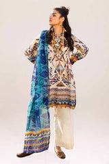 3 Piece Unstitched Printed Lawn Suit CL-42237