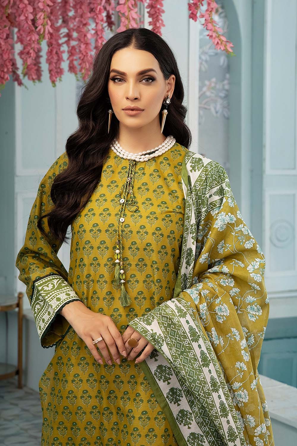 3 Piece Unstitched Printed Lawn Suit CL-22224 A
