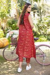 2 Piece Lawn Gold Printed Unstitched Suit TL-32044