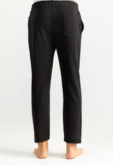 Mens Open Hem Lounge Trouser Black WG-LW-22-04