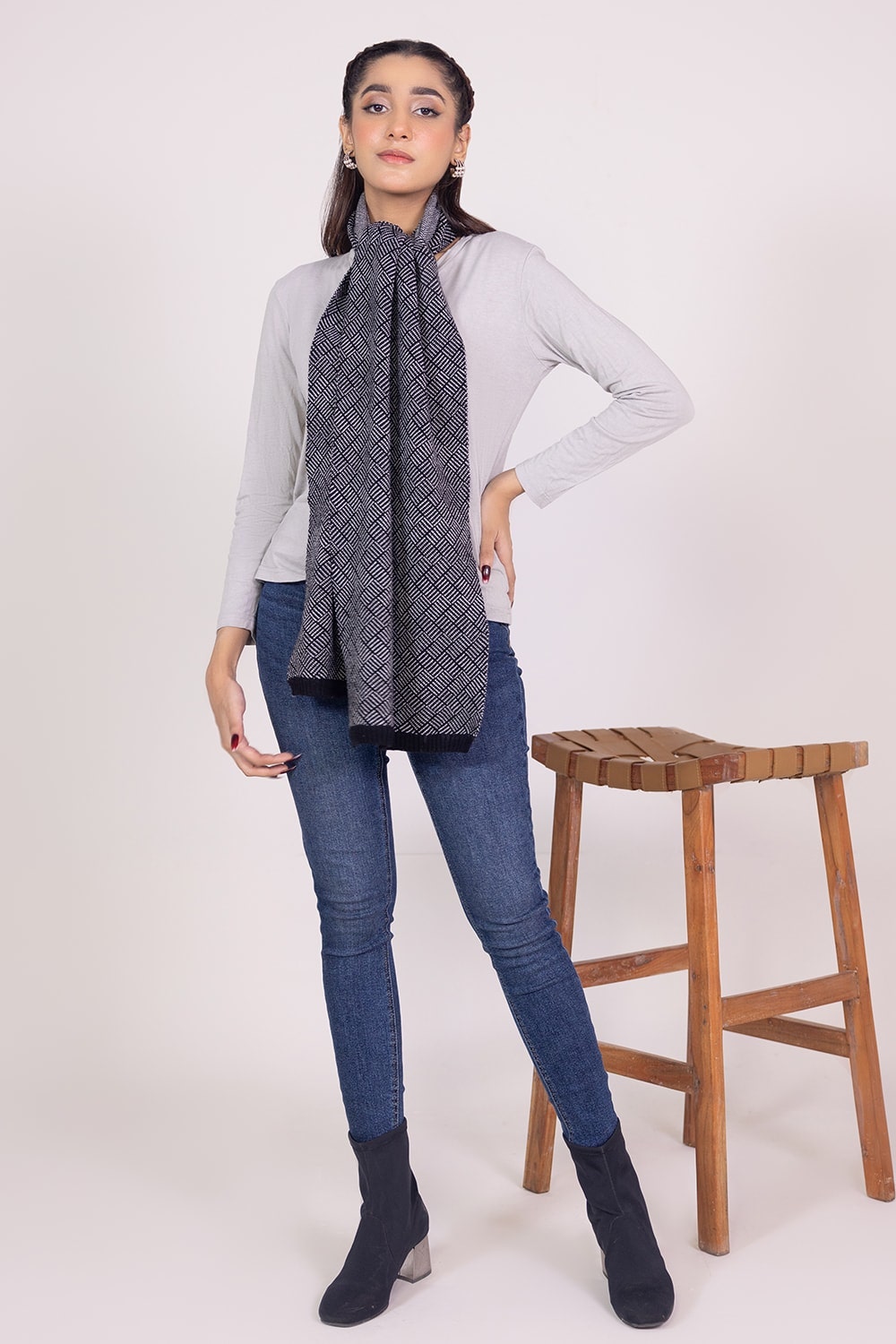 Jacquard Muffler WG-MF-W22-001