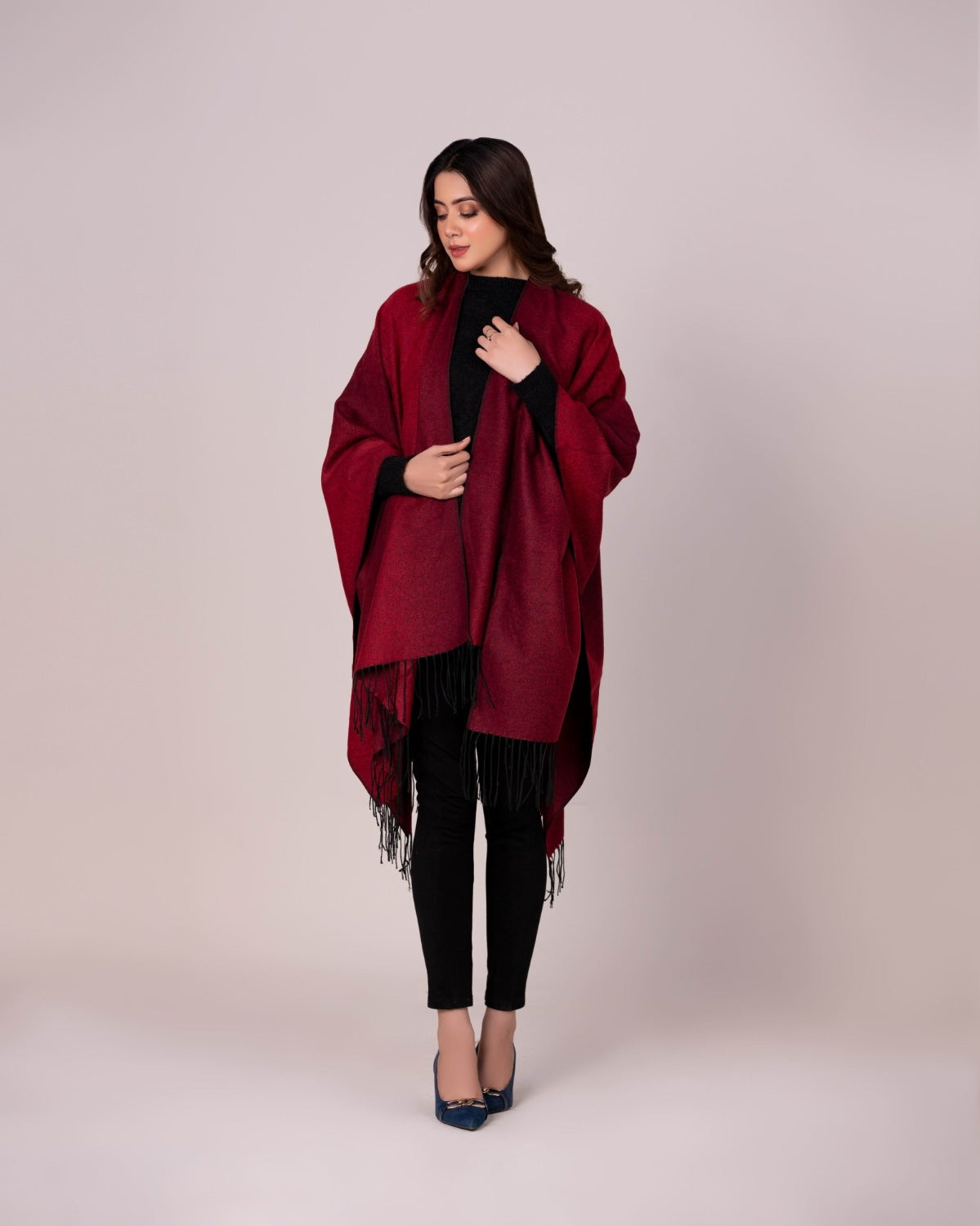 Cap Shawl WG-SH-W22-104