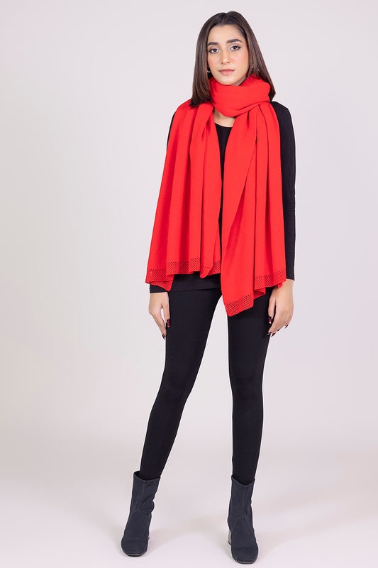 Solid Knitted Shawl WG-SH-W22-119