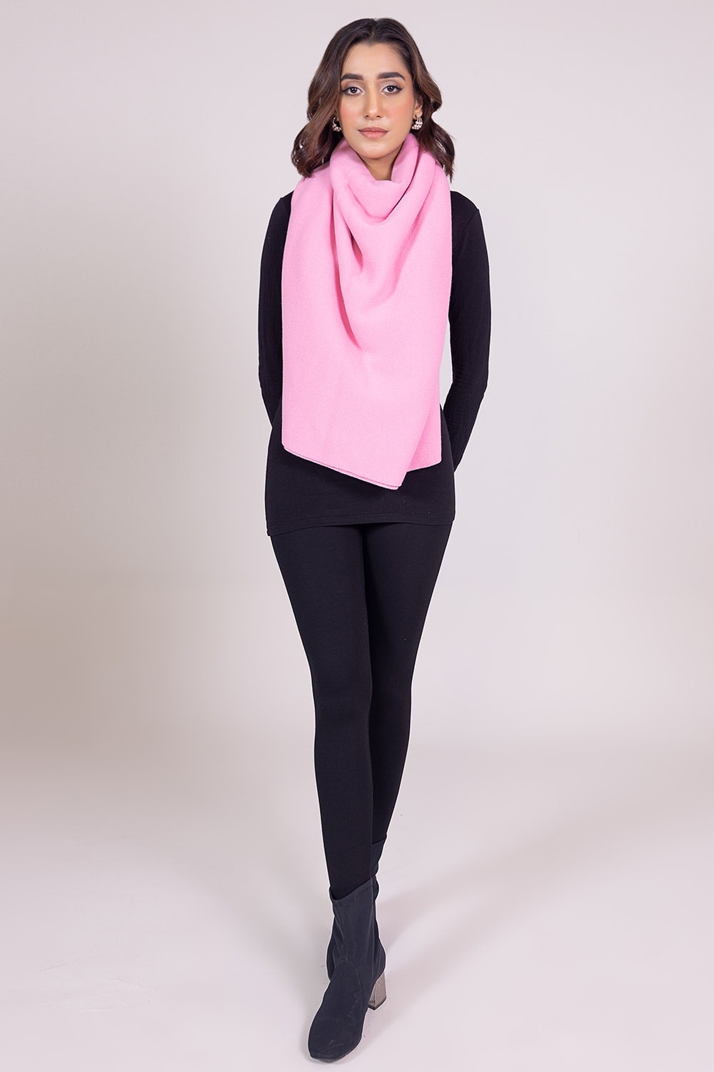 Solid Knitted Shawl WG-SH-W22-120