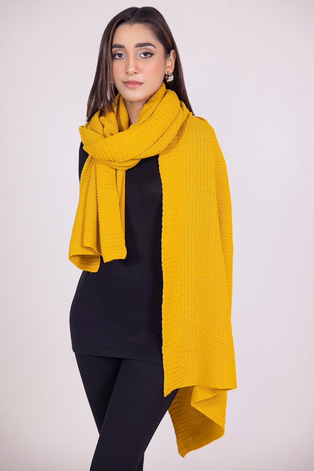 Dyed Knitted Shawl WG-SH-W22-123
