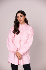 Blended Dyed Belted Tunic WG-WS-22-W10