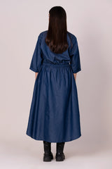 Denim Belted Dyed Dress WG-WS-22-W13
