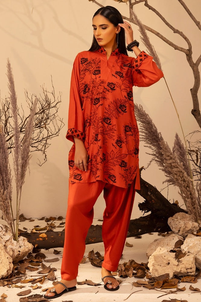 Acrylic Embroidered Shirt And Trouser WGK-ACW-DE-3236
