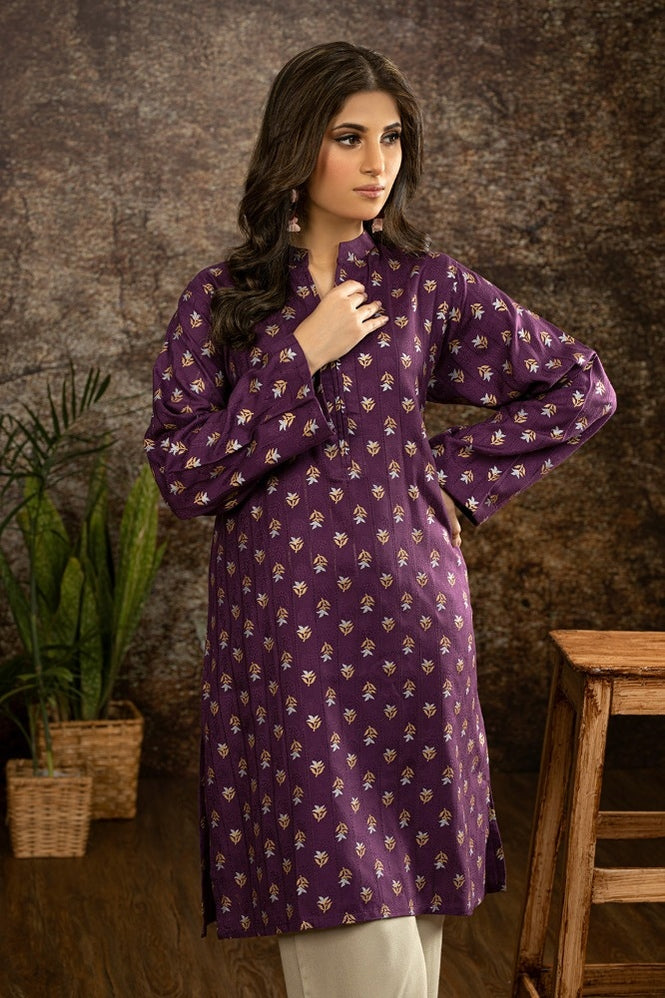 Acrylic Jacquard Block Printed Shirt