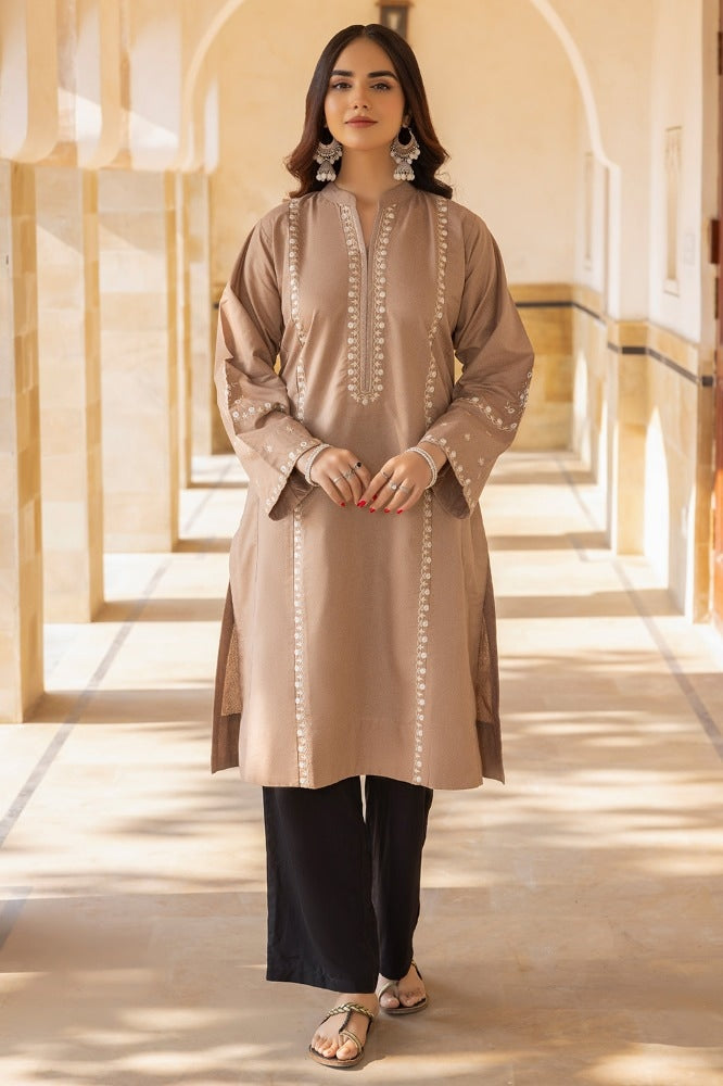 Ayudia Khaddar Embroidered Shirt