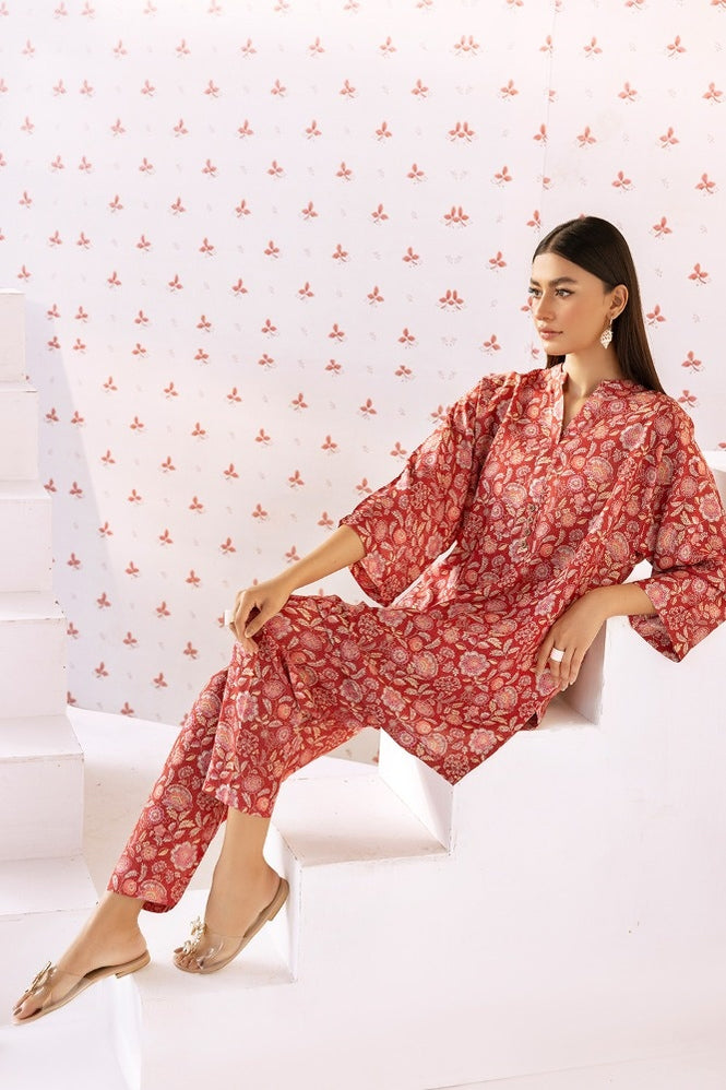 Ayudia Khaddar Printed Shirt And Trouser