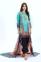 Charmeuse Silk Printed Shirt And Tissue Silk Dupatta WGK-CHS-DP-2533