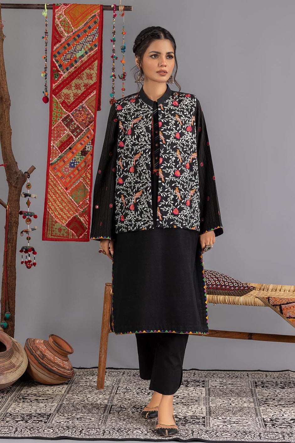 Needle Craft Embroidered Koti