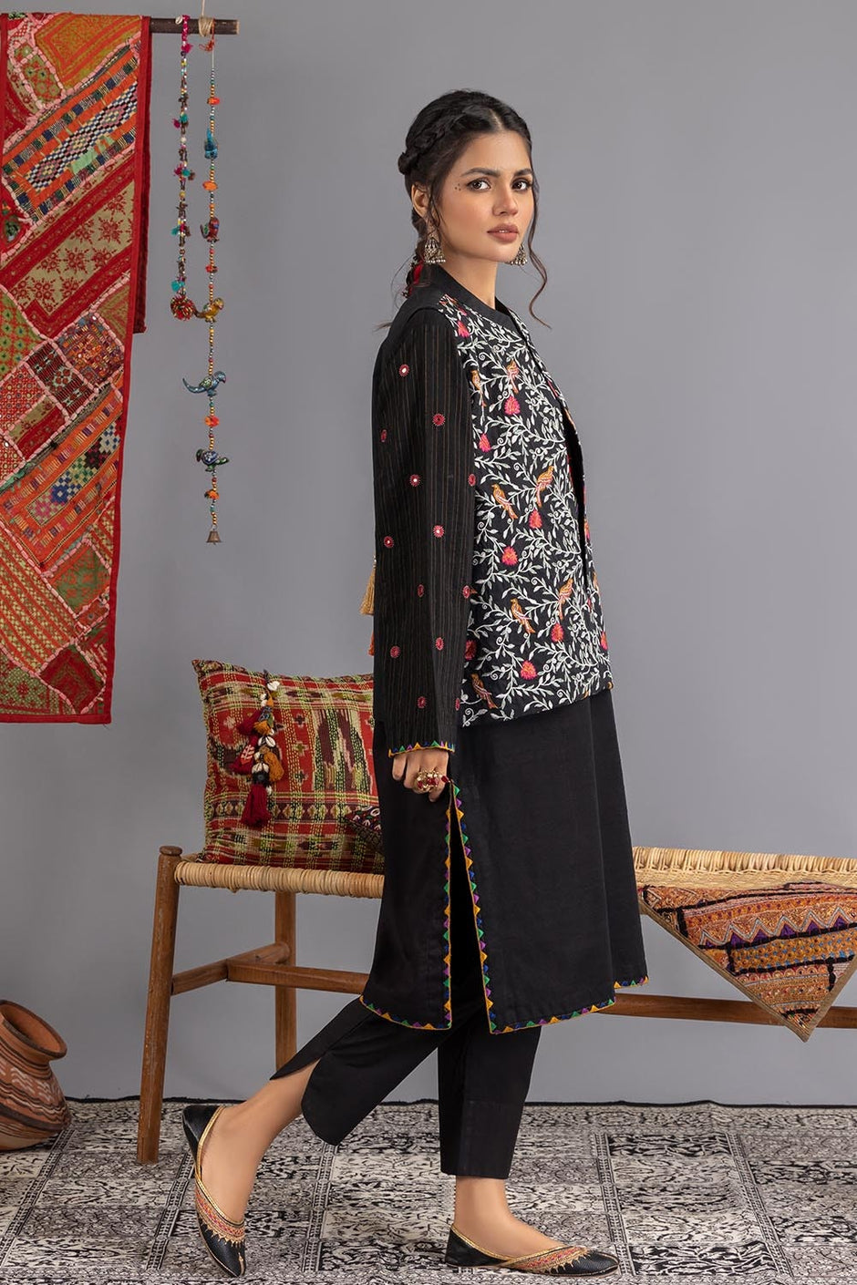 Needle Craft Embroidered Koti