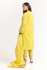 Cambric Dyed Embroidered Shirt And Trouser With Dupatta WGK-CMS-DE-2233