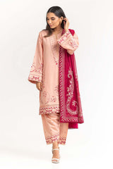 Cambric Dyed Embroidered Shirt And Trouser With Dupatta WGK-CMS-DE-2234