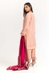 Cambric Dyed Embroidered Shirt And Trouser With Dupatta WGK-CMS-DE-2234